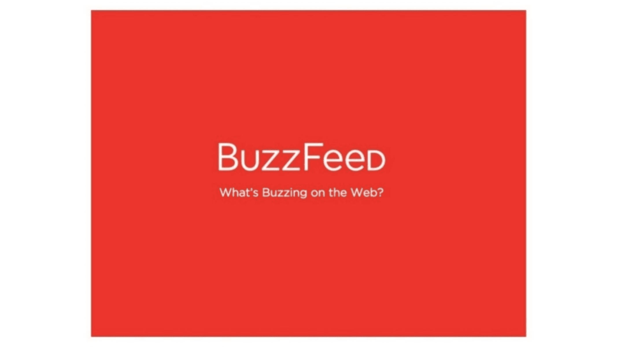 BuzzFeed Pitch Deck (2008), Cover